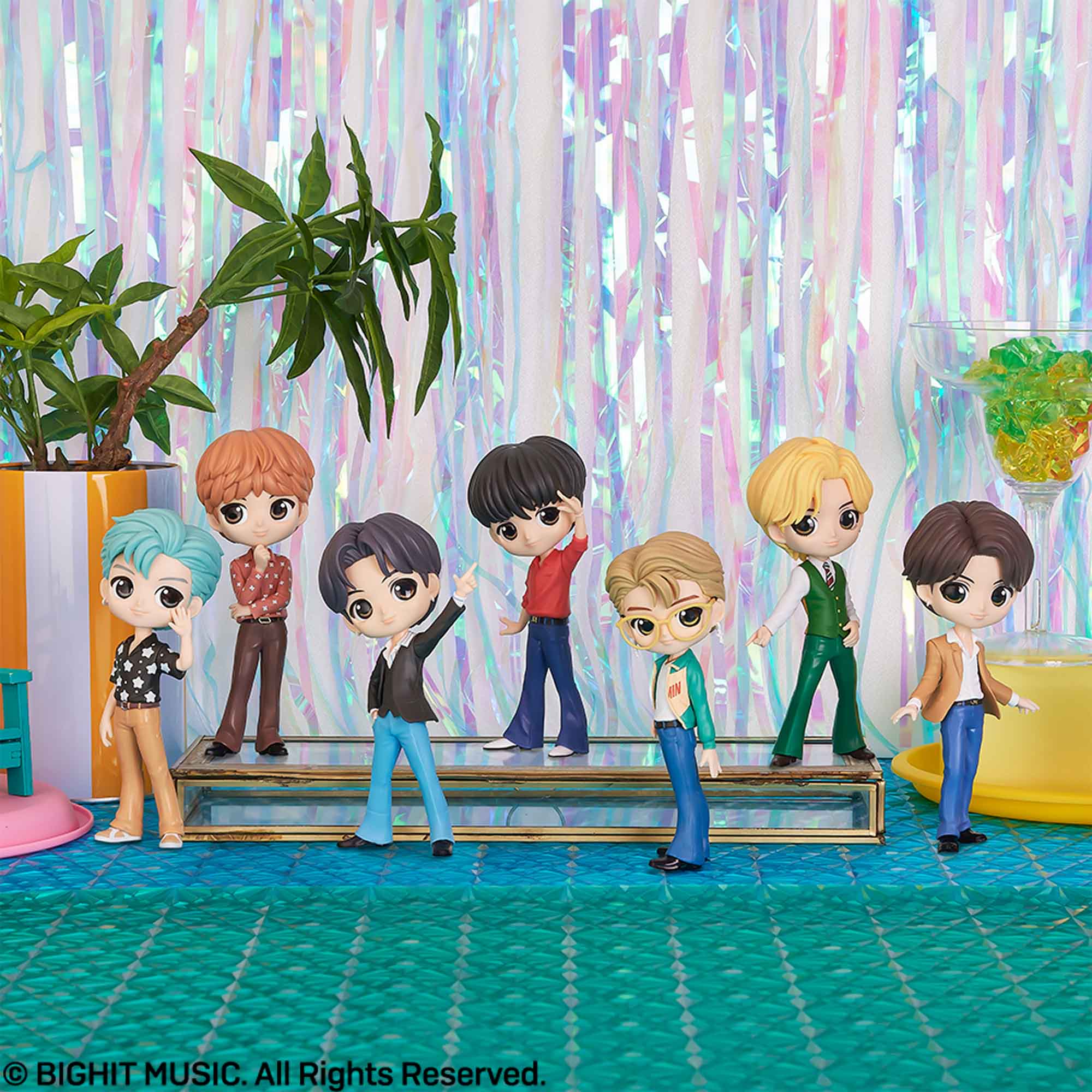 BTS Qposket フィギュア 7体全員Dynamite衣装 タイニータン BTS