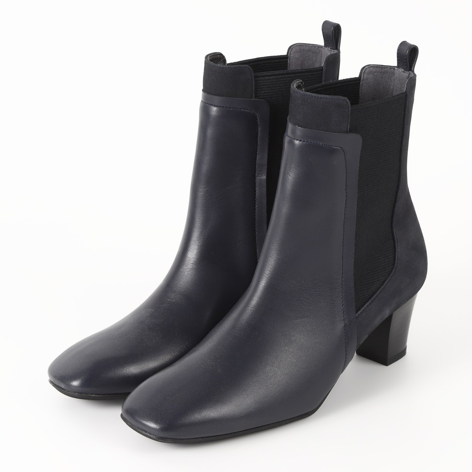 OUTLET】BARCLAY（バークレー）ヒールアップサイドゴアブーツ ブラック