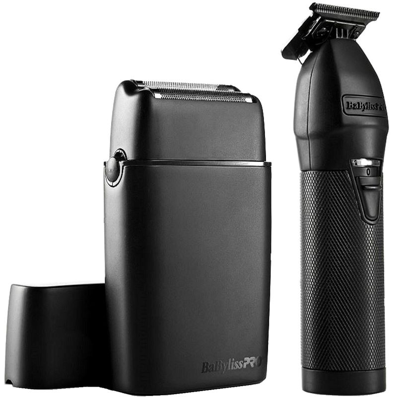 BaByliss Pro LIMITEDFX Collection Matte Black Trimmer and Double