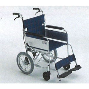 MC-43KDB/SP W400 超軽量車いす ♯54(紺チェック)｜BASE