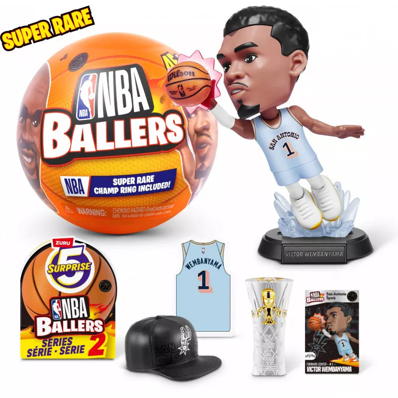 5 Surprise NBA Ballers Series 2