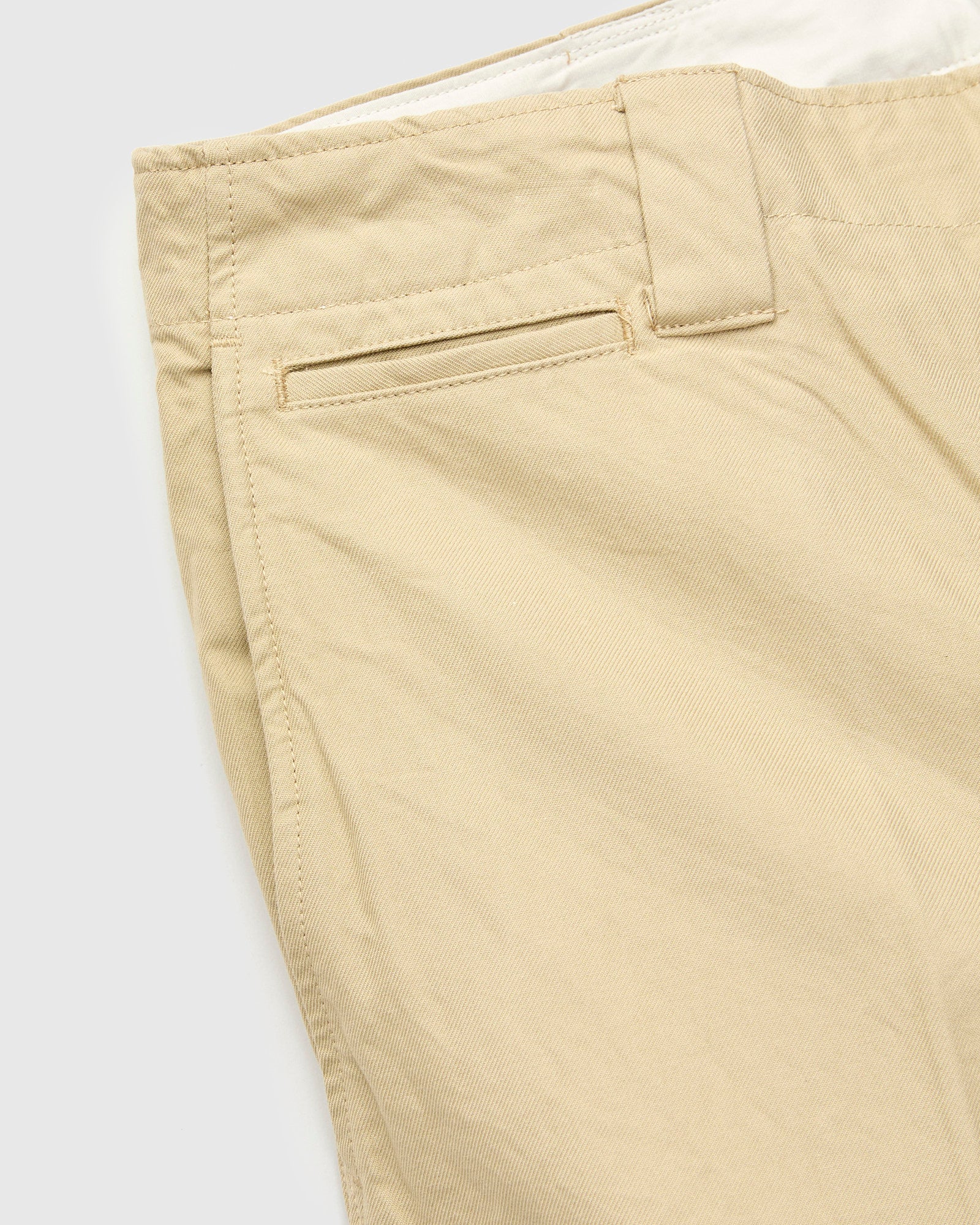 Wide Chino Pants in Beige – Blue Owl Workshop