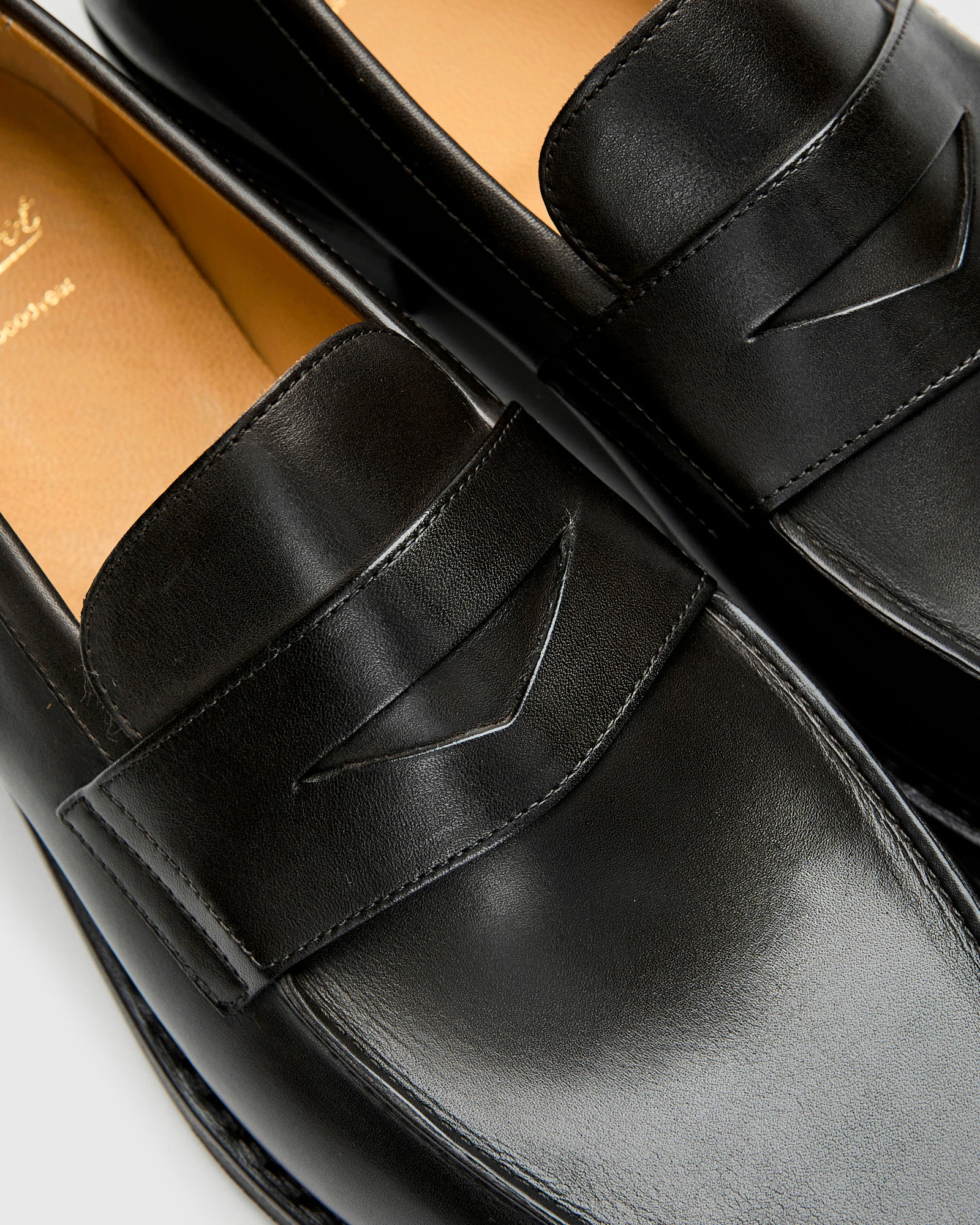 Adonis Loafer in Noire-Lis Noir – Blue Owl Workshop