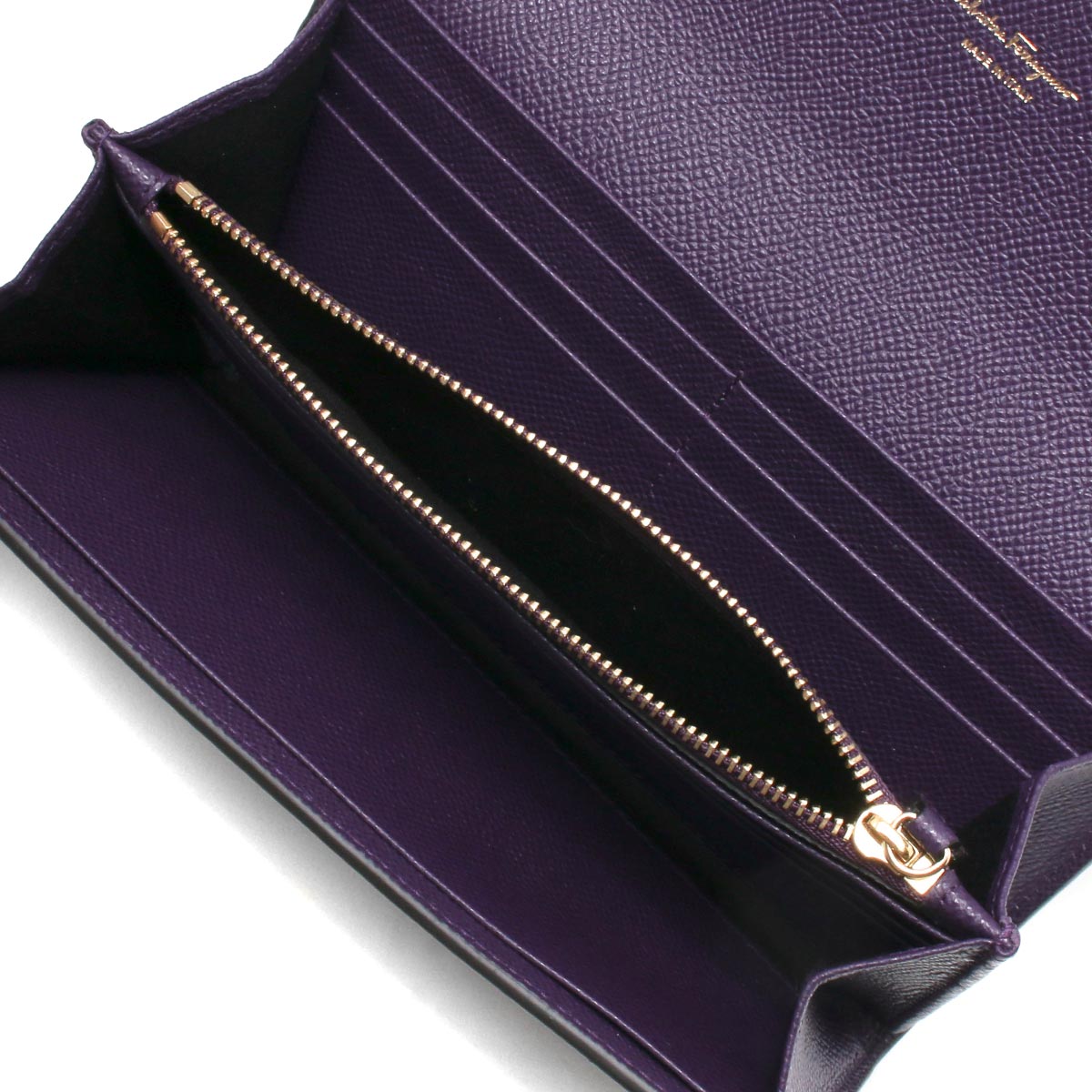 フェラガモ 長財布 財布 レディース ガンチーニ ディープパープル