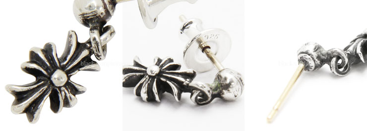 クロムハーツタイニーECHプラスドロップイヤリング（ピアス）|クロム