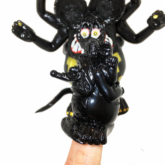 Magical Mosh Misfits x BlackBook Toy:Asura Rat Fink GOLD x BK x