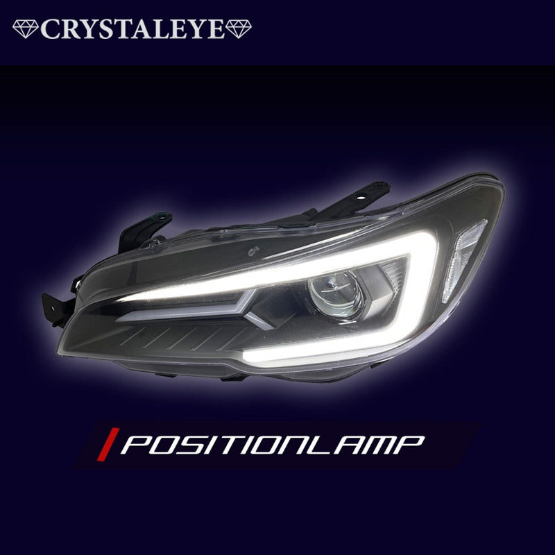 CRYSTAL EYE LAMBO STYLE LED HEADLIGHTS VAB VAG VM4 VMG FOR SUBARU