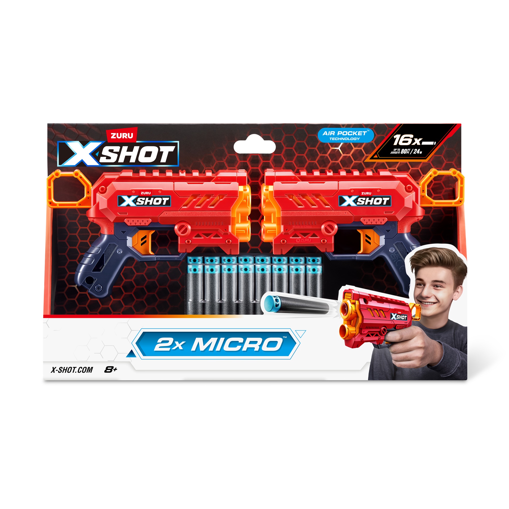 X-Shot Micro 2.0 - 2 Pack - Blaster-Time