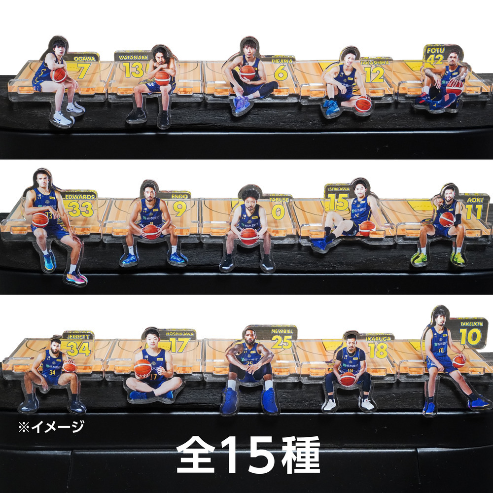 再入荷】2025-26 選手おすわりminiアクリルスタンド（ランダム5枚