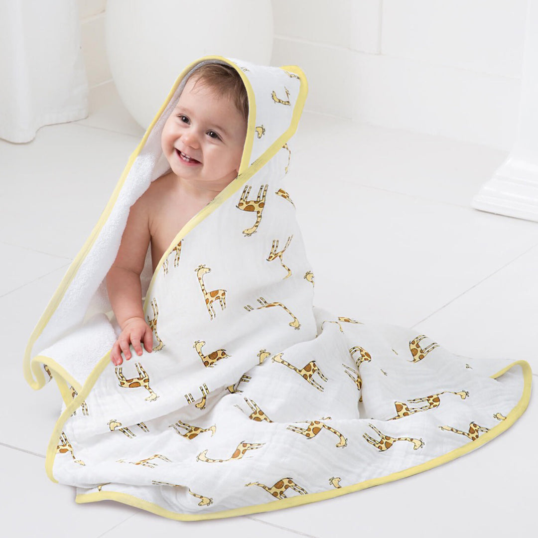 aden + anais] フード付きタオルセット（ウォッシュクロス付