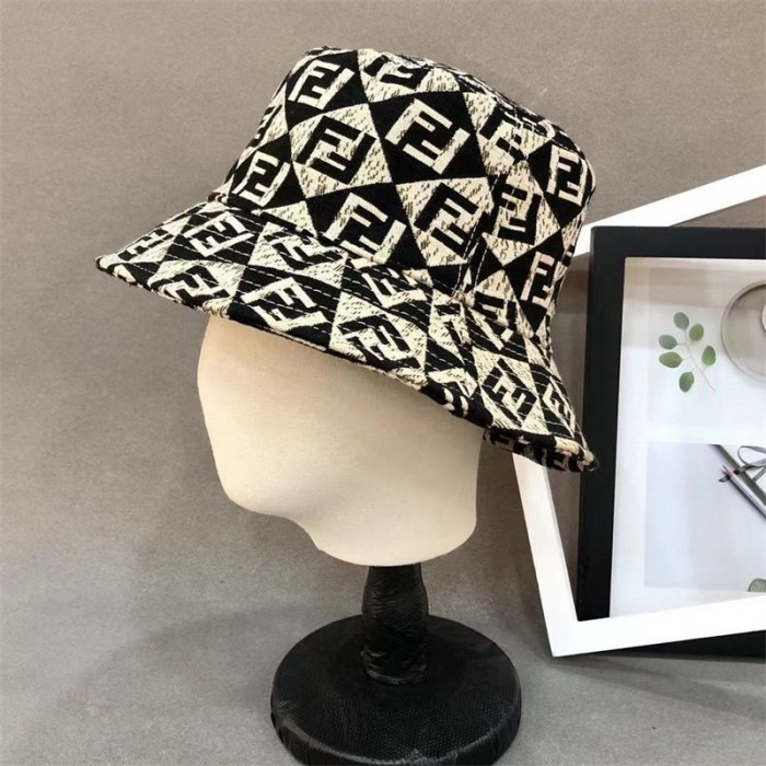 フェンディブランドバケツハットFENDI ファッション定番ロゴ漁師の帽子