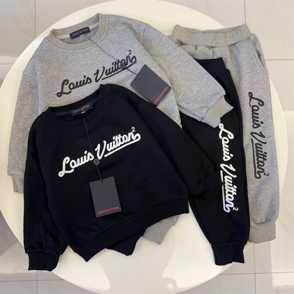 ハイブランドルイヴィトン子供服セットアップLouis Vuitton春夏キッズt