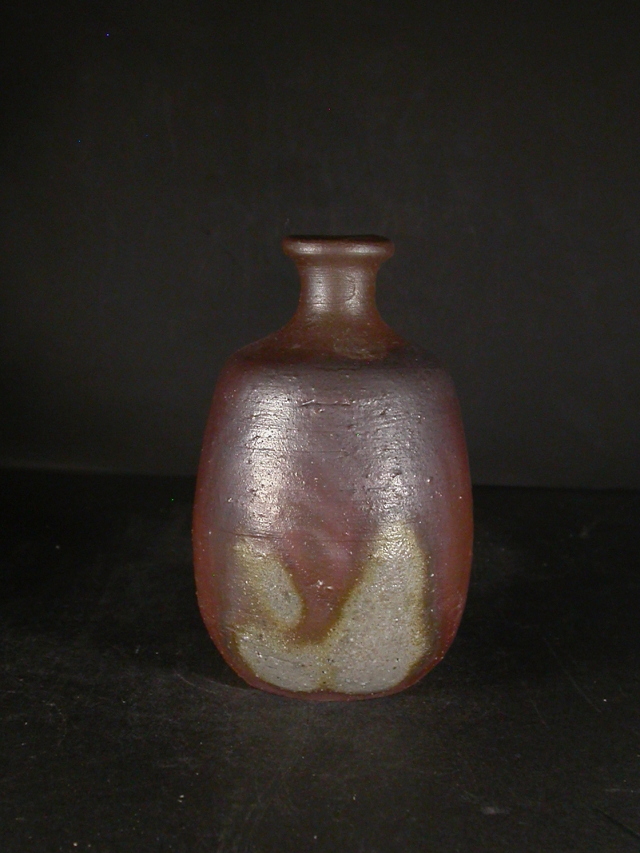 備前焼 登窯 備前焼窯元 山麓窯 中村 朝男 桟切徳利1 備前焼卸・小売