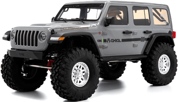 AXI03003BT1 1/10 SCX10 III Jeep JLU Wrangler with Portals RTR, Gray. *