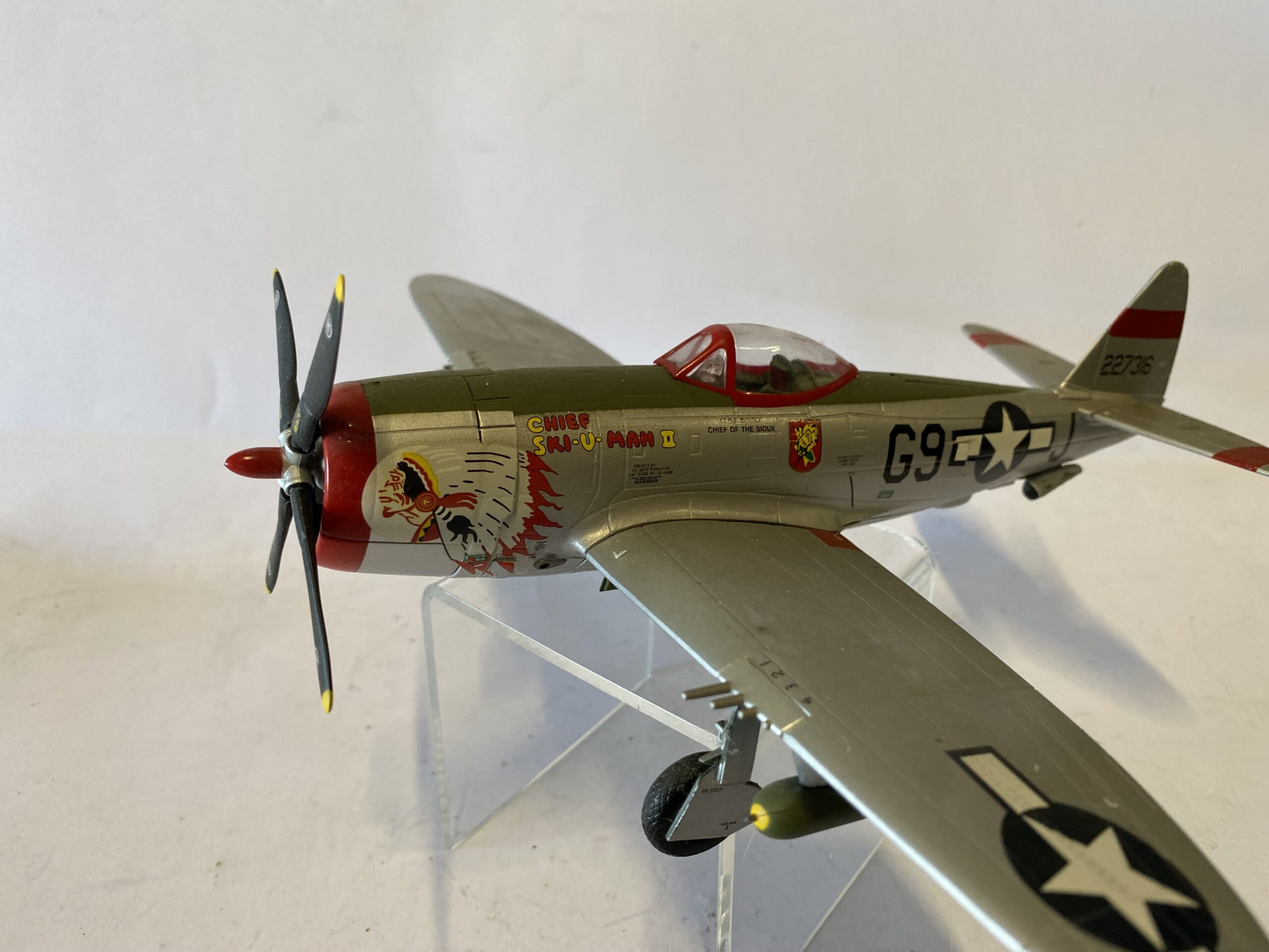 Franklin Mint P-47 Thunderbolt 1:48( NO BOX) fm40 - Big Bill's Die