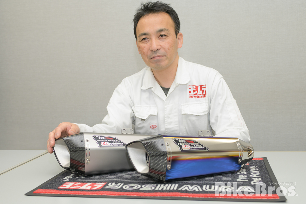 Yoshimura HEPTA FORCE TSS CYCLONE スーパースポーツモデルに異形7