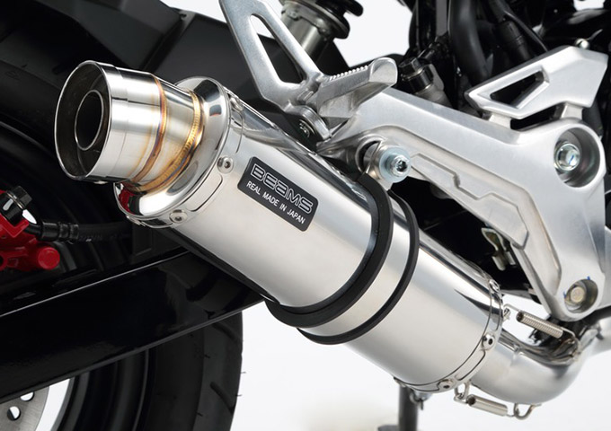 BEAMSのグロム用人気マフラー「CORSA-EVOII」を交換実走インプレ 原付