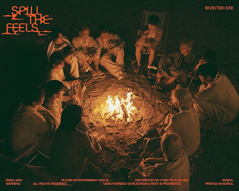 SEVENTEEN、幸せへの過程を描いた『SPILL THE FEELS』オフィシャル