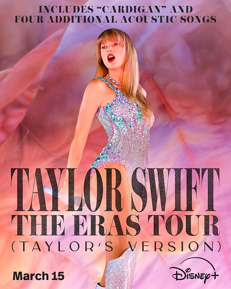 テイラー・スウィフト、コンサート映画『THE ERAS TOUR (Taylor's