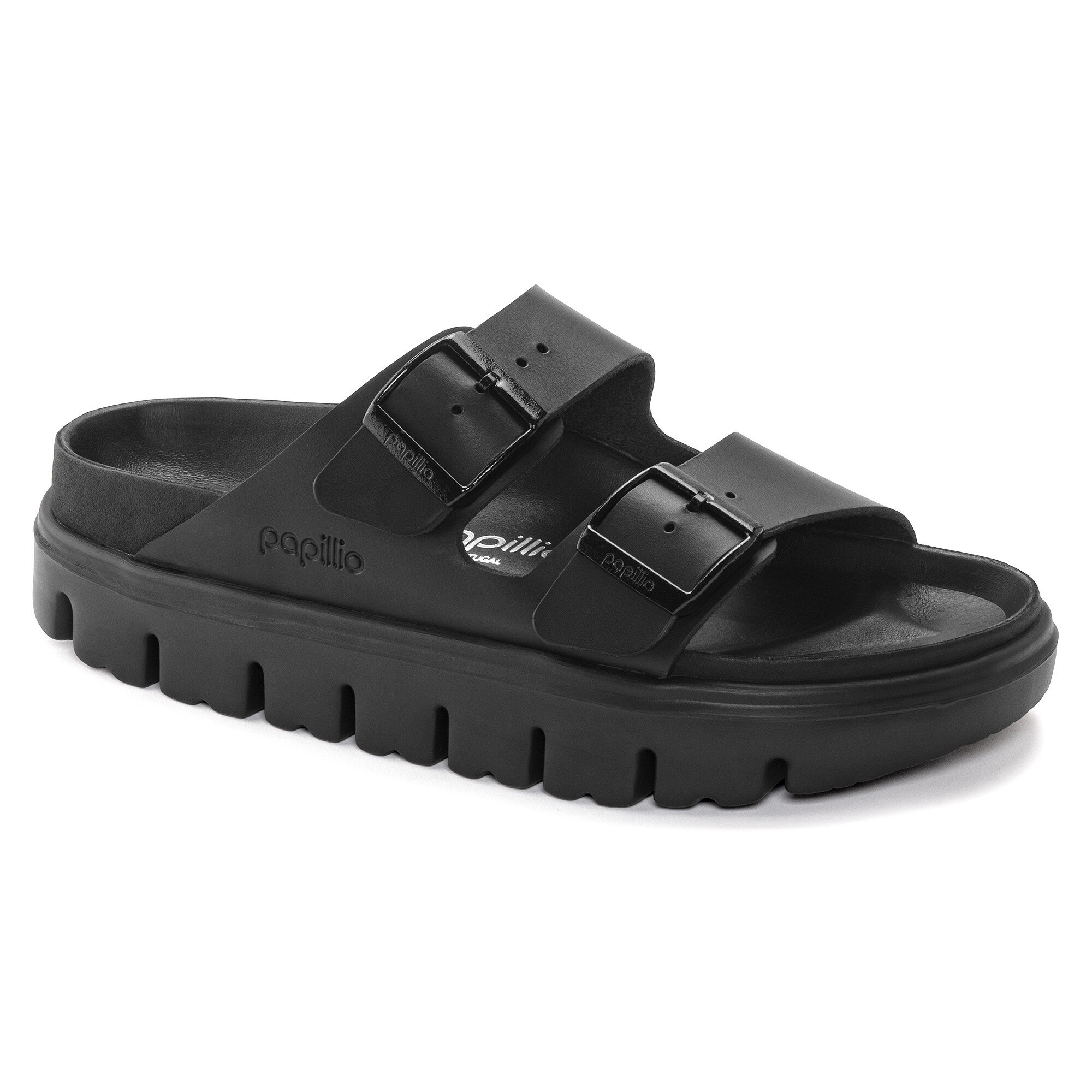 Arizona Chunky Leather in Color Black | BIRKENSTOCK US