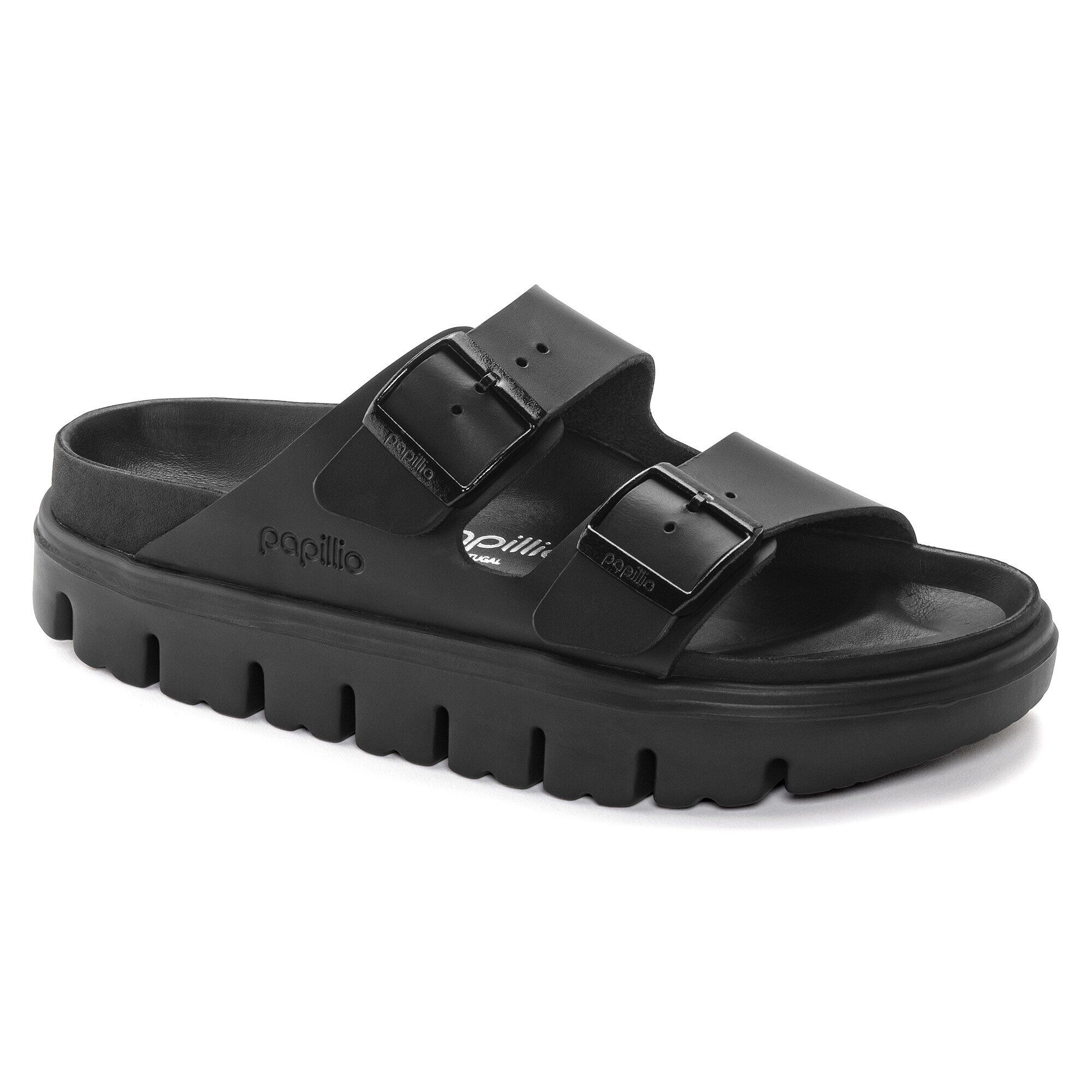 Arizona PAP Chunky Naturleder in Schwarz | BIRKENSTOCK Deutschland