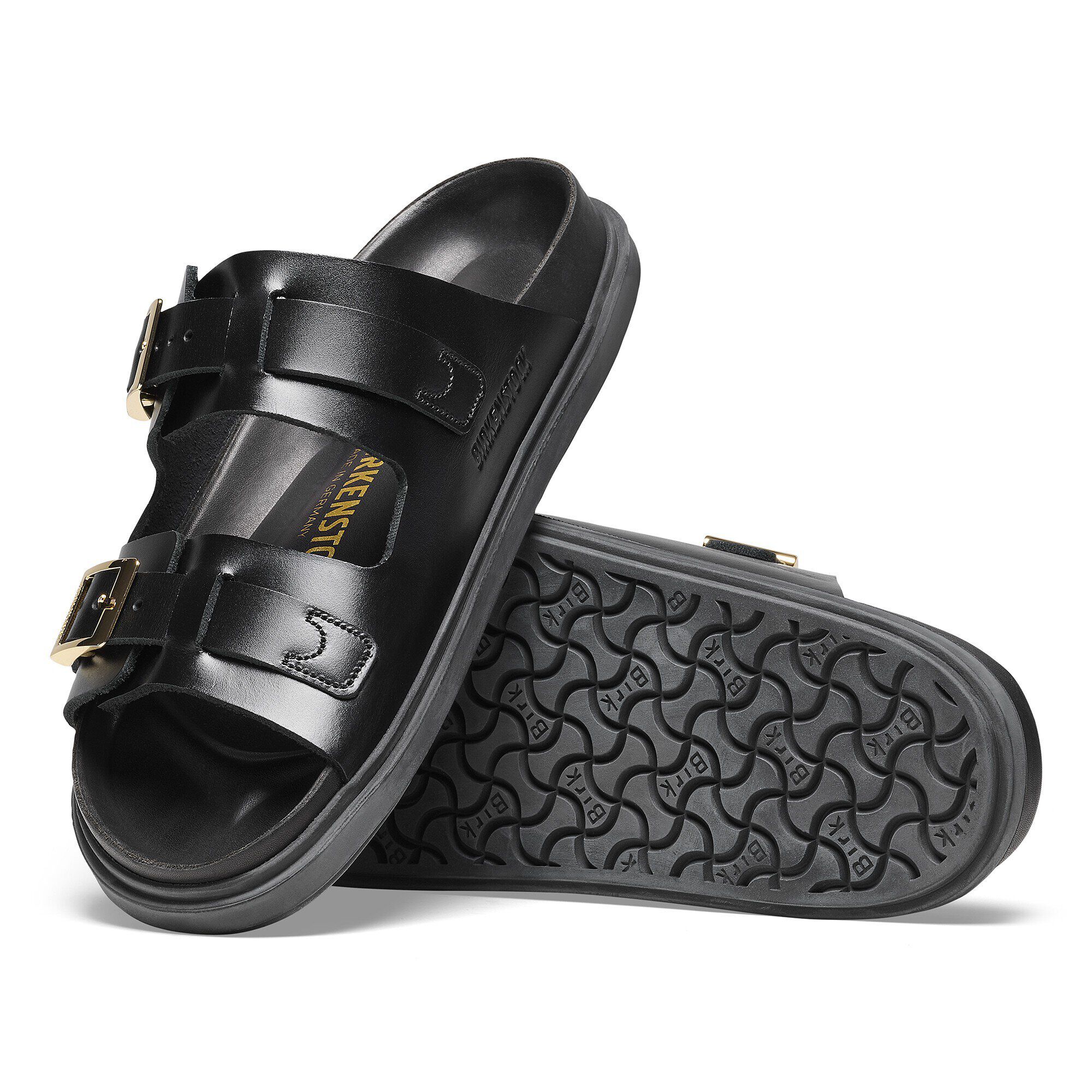 St Barths Natural Leather in Color Black | BIRKENSTOCK Italy