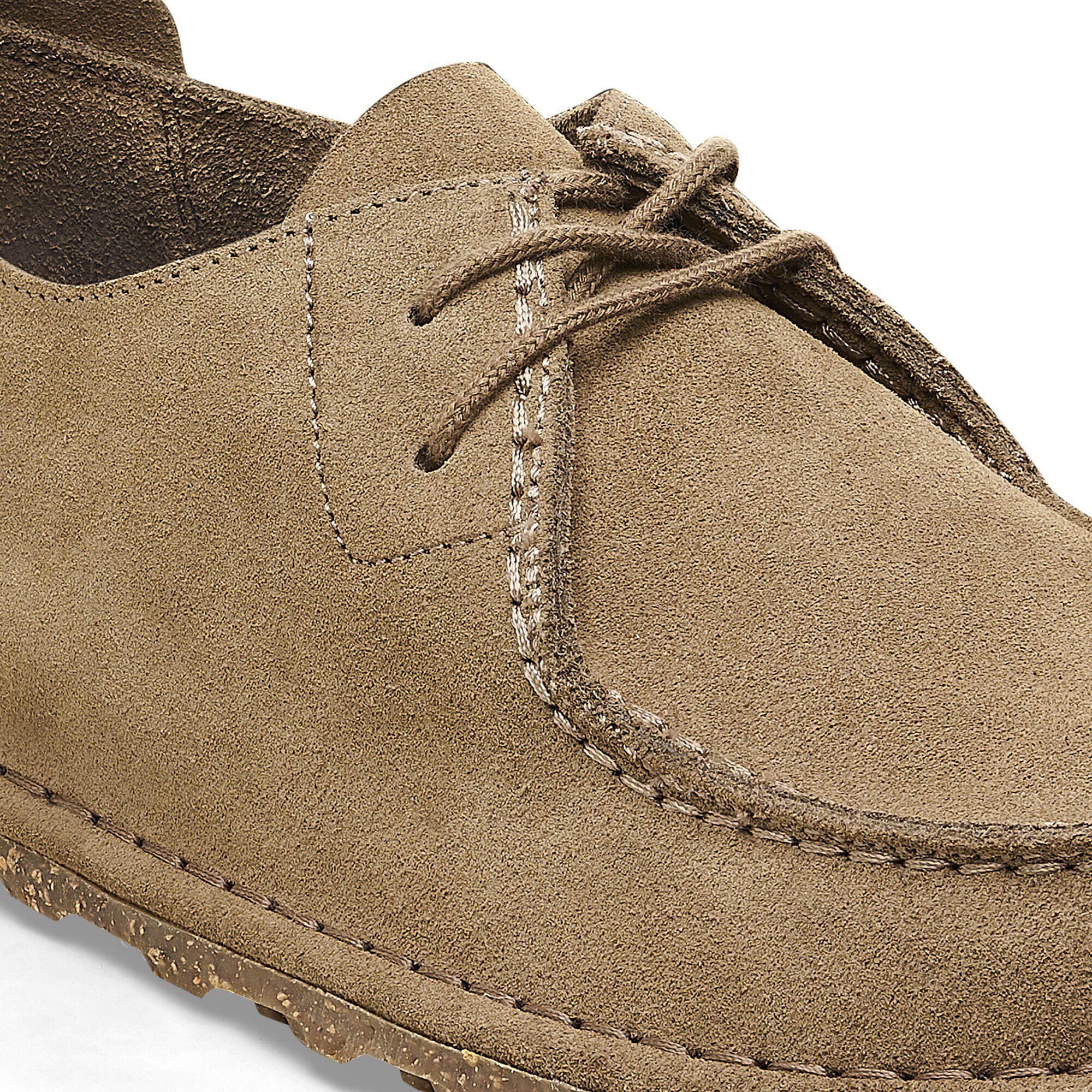 Utti Lace / ウッティ レース」（スエードレザー、グレイ トープ