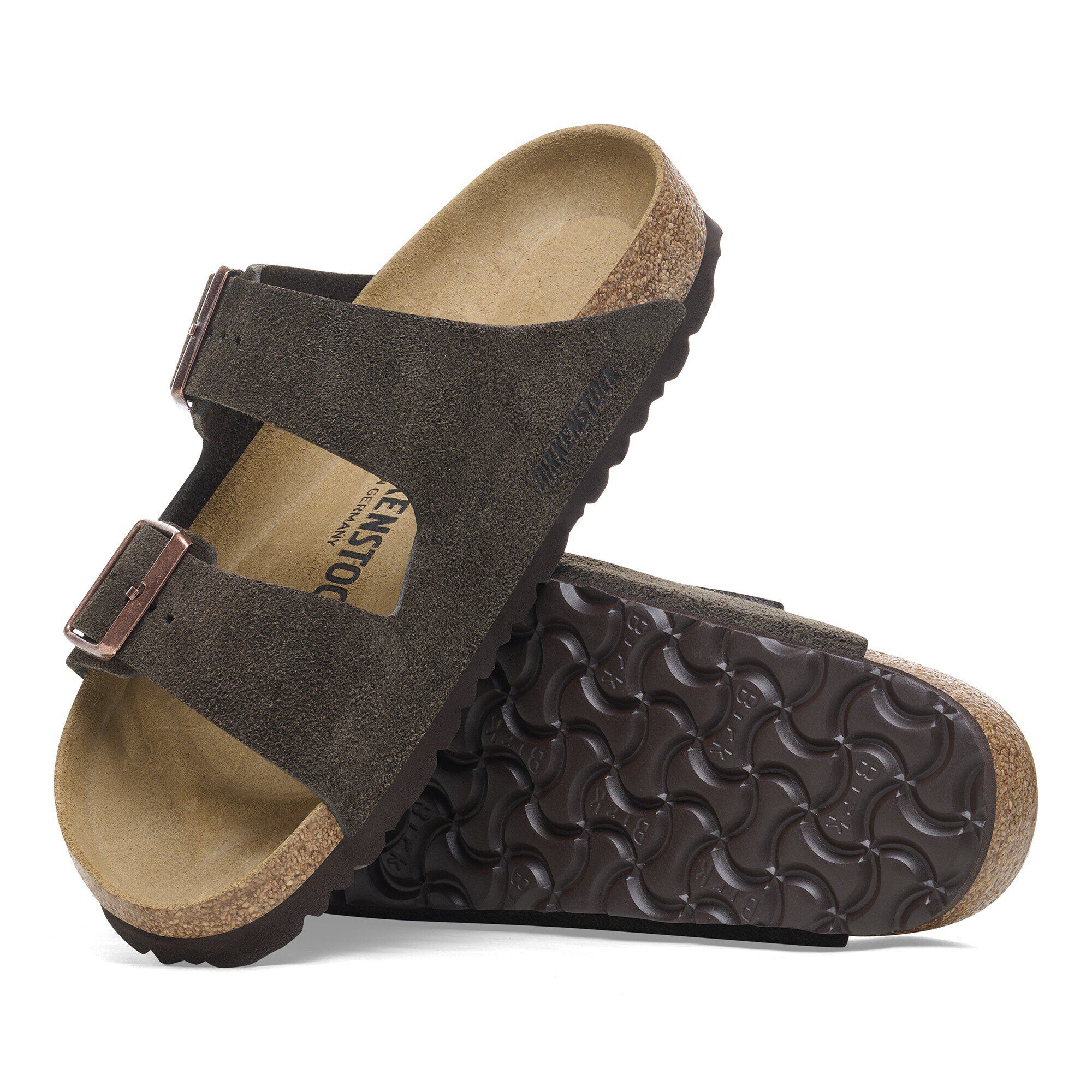 Arizona / アリゾナ」（スエードレザー、モカ）| BIRKENSTOCK（日本）