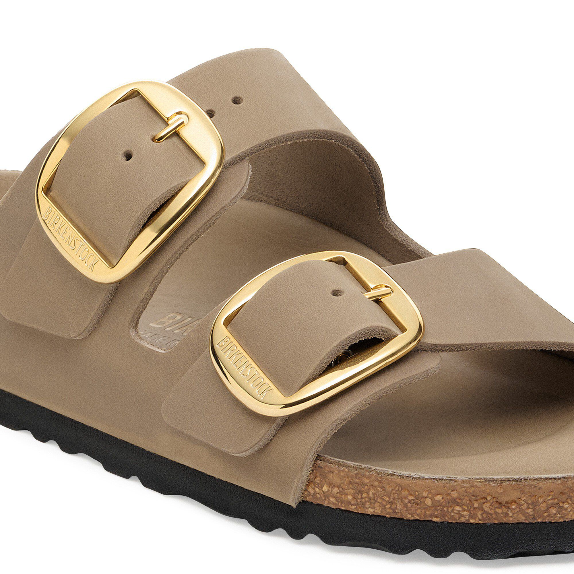 Arizona Big Buckle Oiled Leather in Color Tobacco Brown