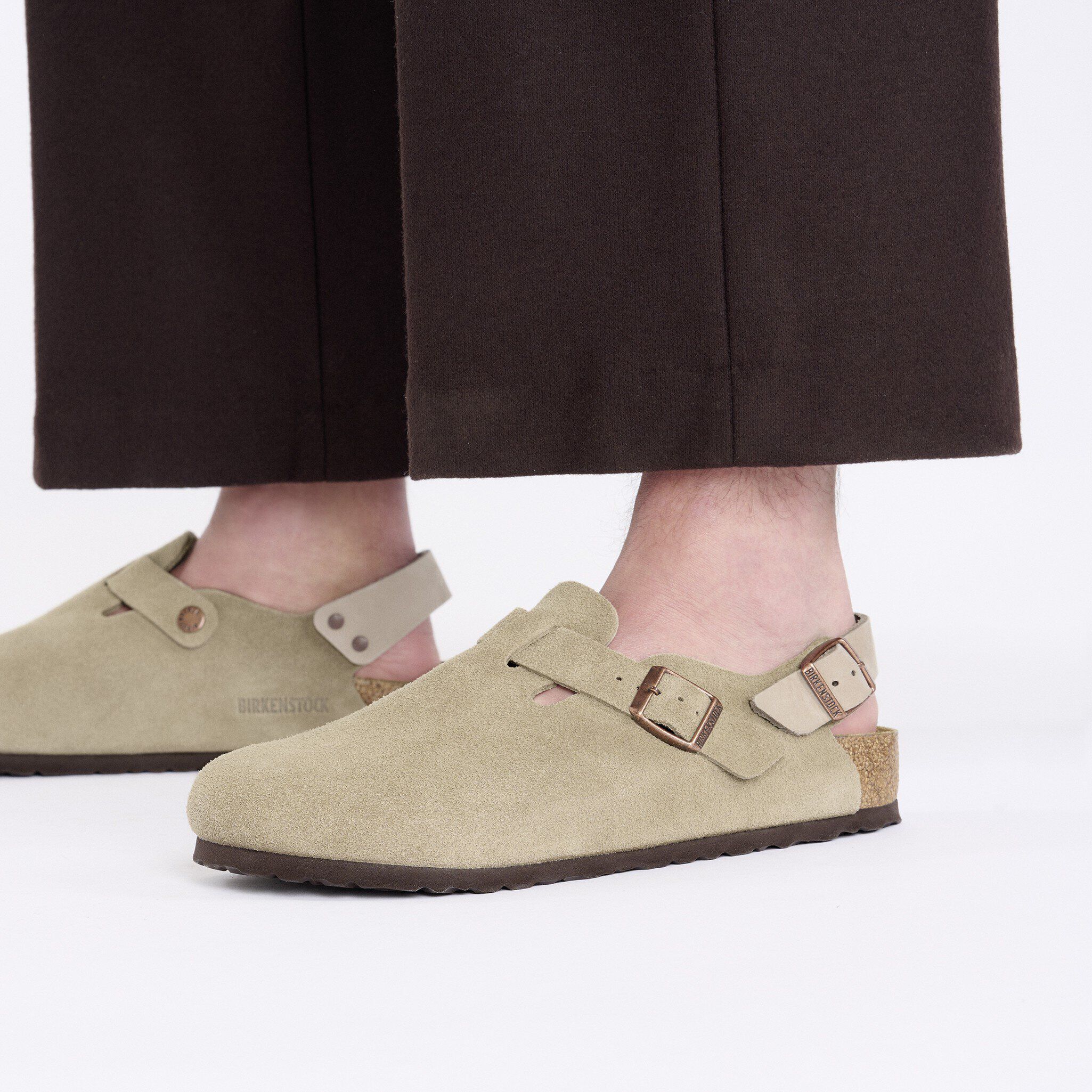 Tokio Suede Leather in Color Taupe | BIRKENSTOCK US