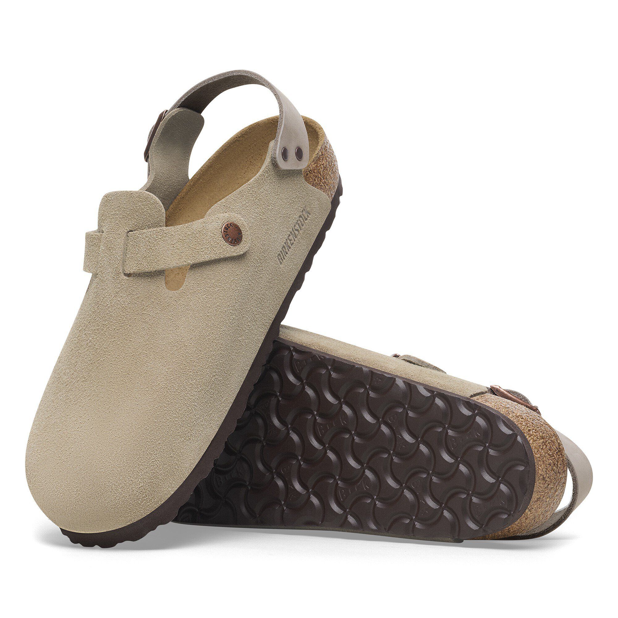 Tokio Suede Leather in Color Taupe | BIRKENSTOCK US