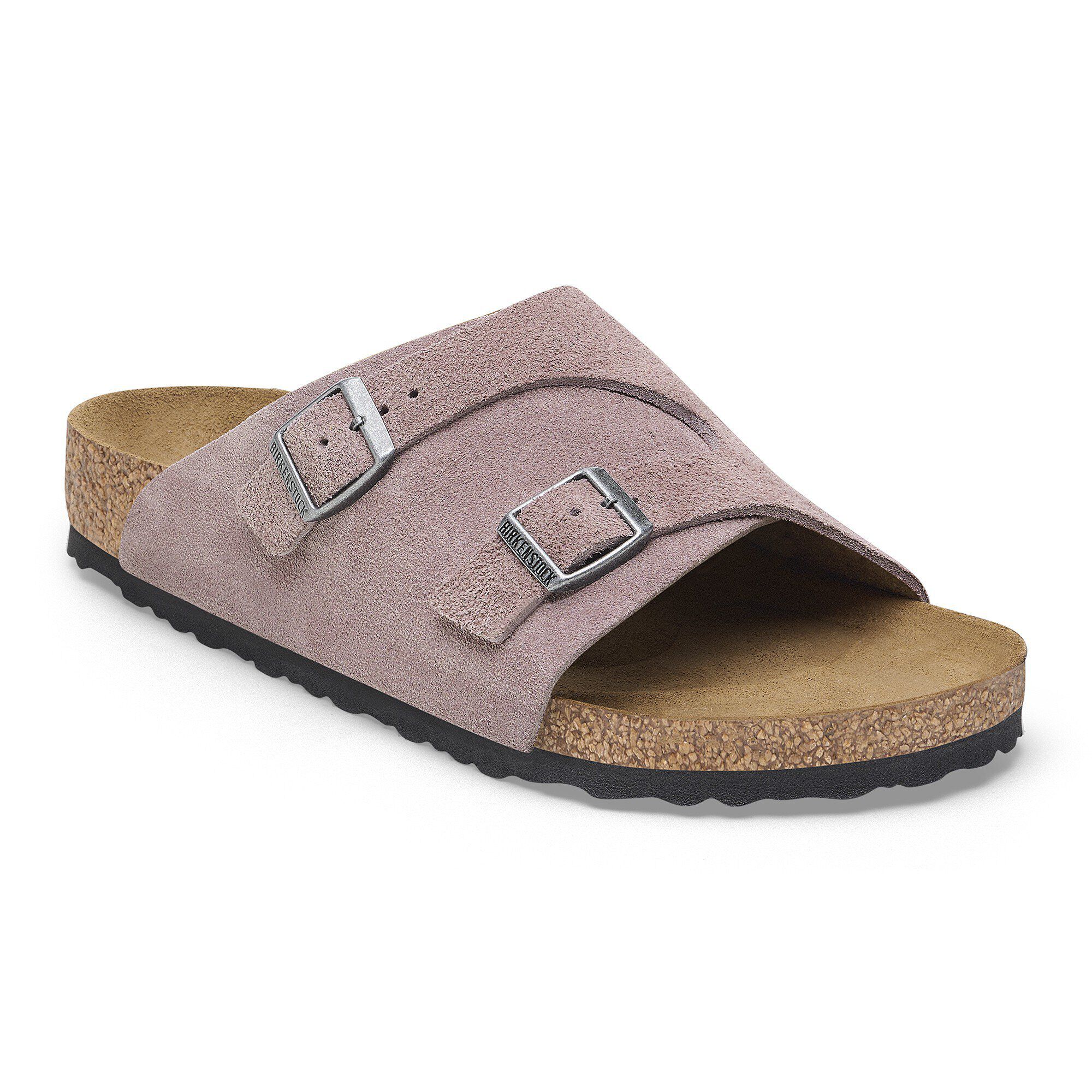 Zürich Suede Leather in Color Faded Purple | BIRKENSTOCK US