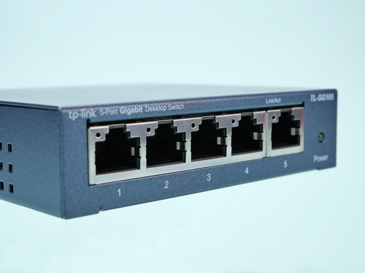 計測レビュー] NETGEAR スイッチングハブ GS308 8ポート (壁取付けネジ