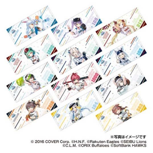 ホロライブ×パ・リーグ6球団】描き下ろしイラストグッズ販売中！＆10/3