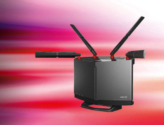 BUFFALO WXR-5950AX12 無線LAN 4本アンテナ 現状品 BUFFALO 無線LAN親