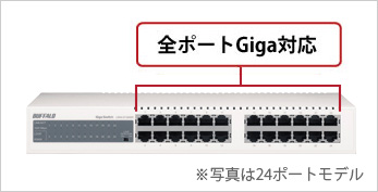 LSW4-GT-24NSR : スイッチングハブ | バッファロー
