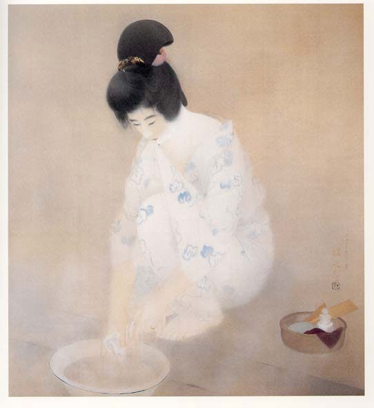 三重県立美術館 艶麗な線の画家 伊東深水の世界展(2006.9-11) 主な展示作品