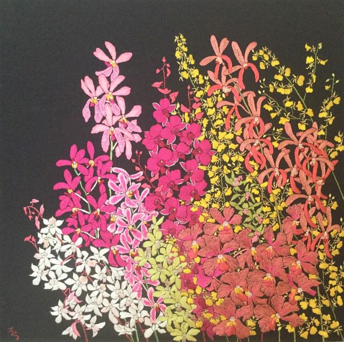 植木刺繍 「花の刺繍画」展 | Bunkamura