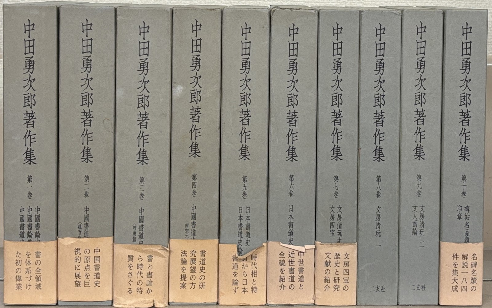 中田勇次郎著作集（ニ玄社）全10巻 - 文生書院｜専門書・研究書・近代