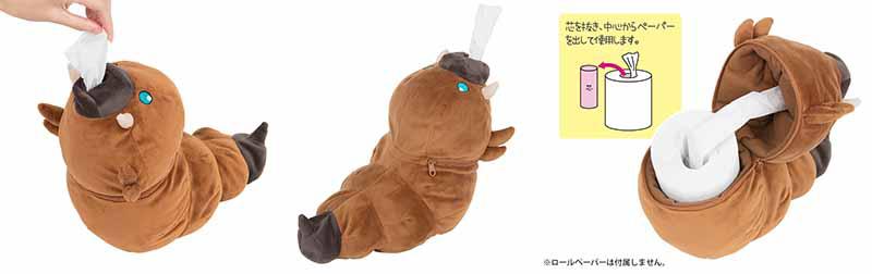 新製品】ゴジラとモスラ幼虫がティッシュペーパーケースになって登場！｜