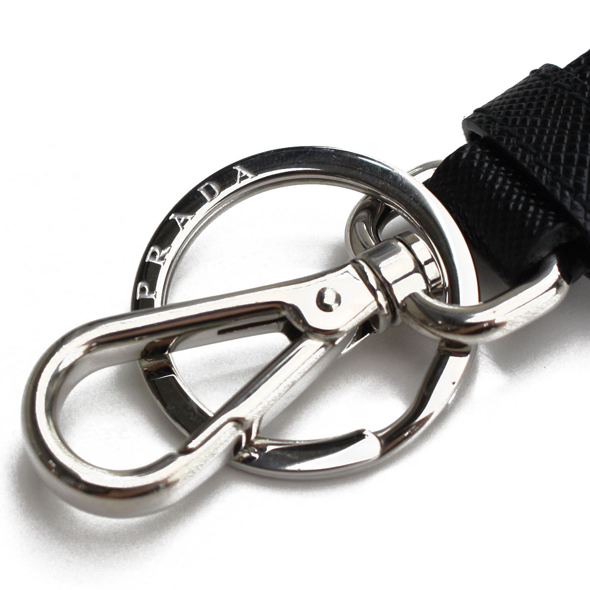 BRAND SHOP REALIZE /プラダ PRADA サフィアーノ キーリング2PP709 053
