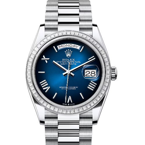 ロレックス デイデイト40 228348RBR 買取実績紹介｜ブラック 10Pダイヤ