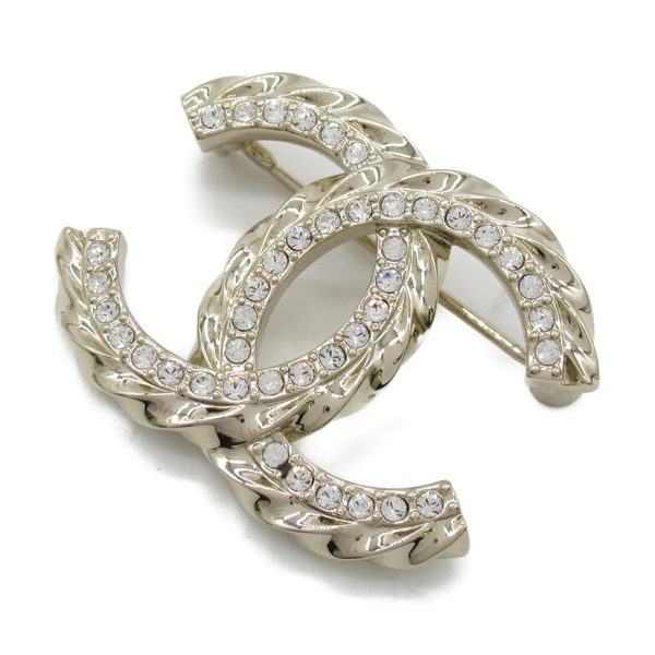 シャネル(CHANEL)シャネル ラインストーンブローチ ブローチ