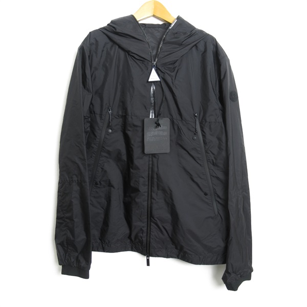 MONCLER モンクレールフード付きナイロン ジャケット size7 ブラック