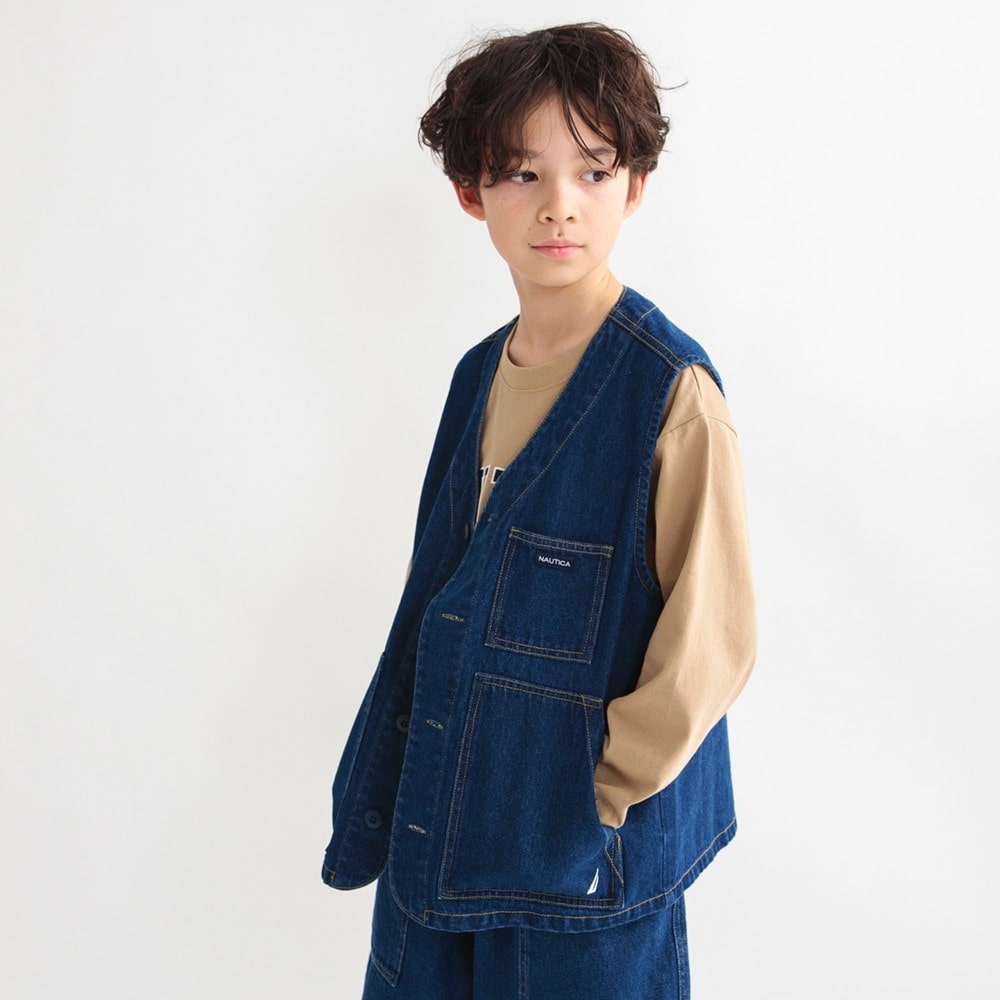 NAUTICA/ノーティカ】ツイル・デニムベスト ｜子供服&ベビー服
