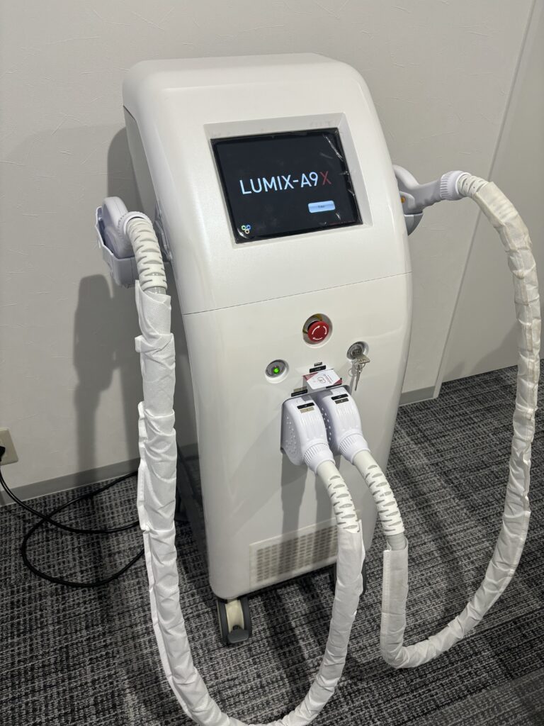 中古脱毛機 ルミクスA9X 光 フェイシャル SHR 脱毛機