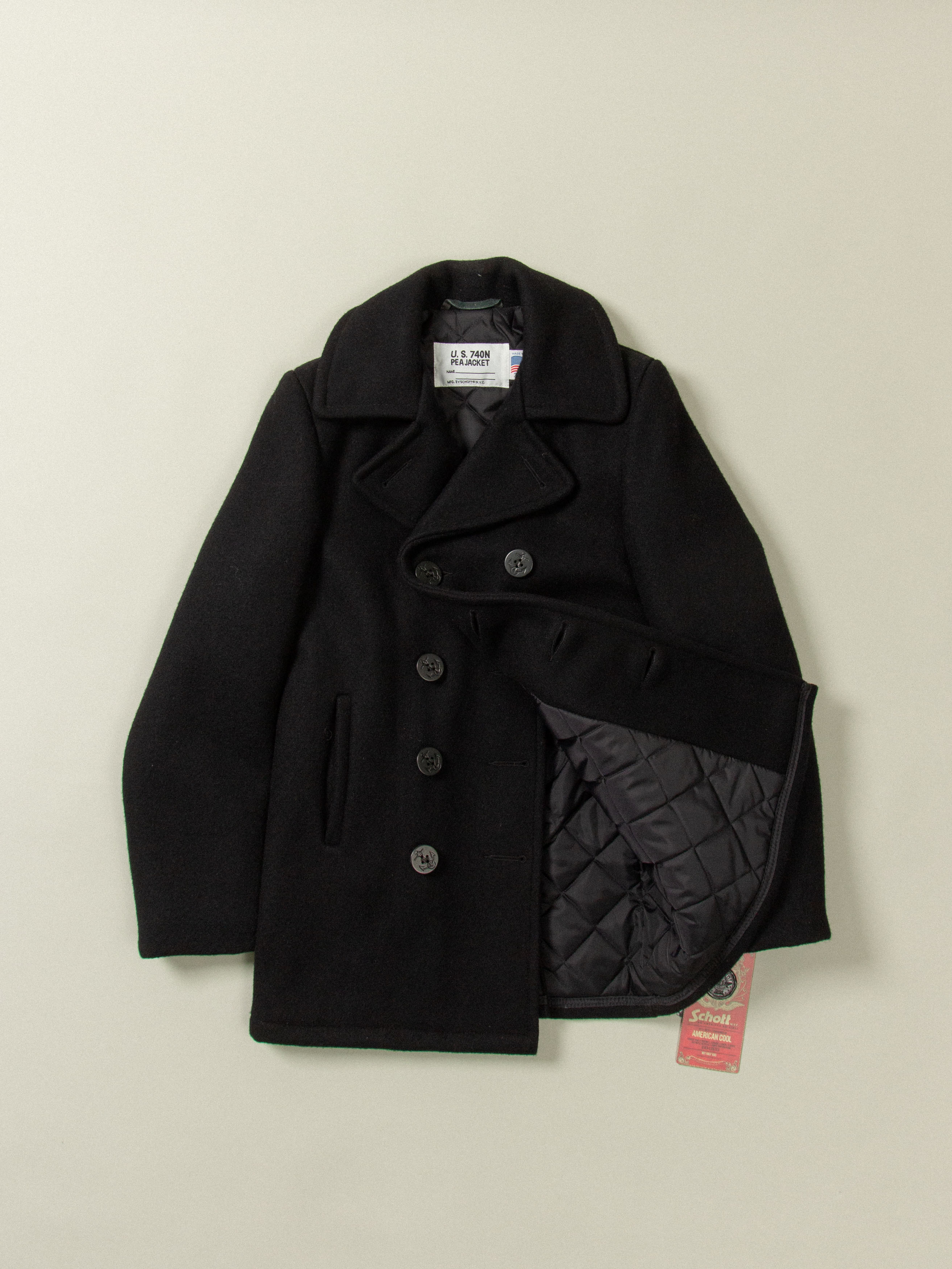 Schott NYC Peacoat 740N – Broadway & Sons