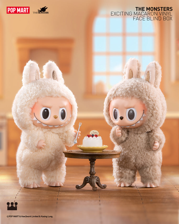 POP MART Authentic THE MONSTERS Labubu Plush - Exciting Macarons Myste
