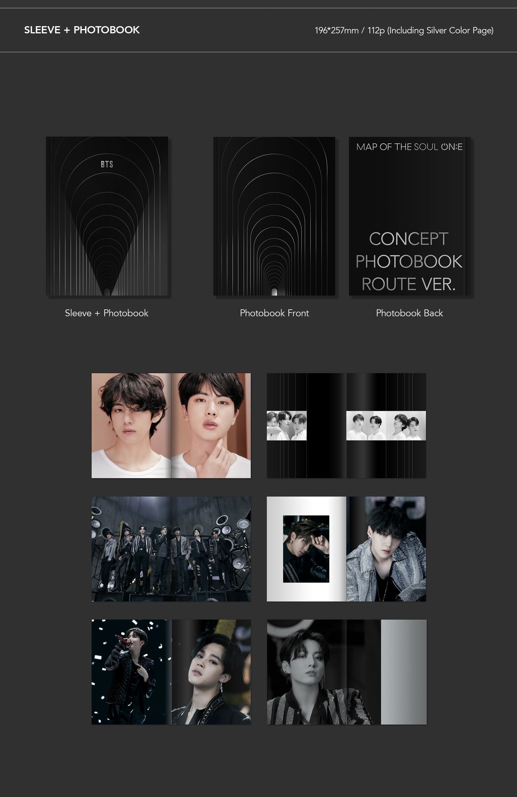 BTS - MAP OF THE SOUL ON:E CONCEPT PHOTOBOOK