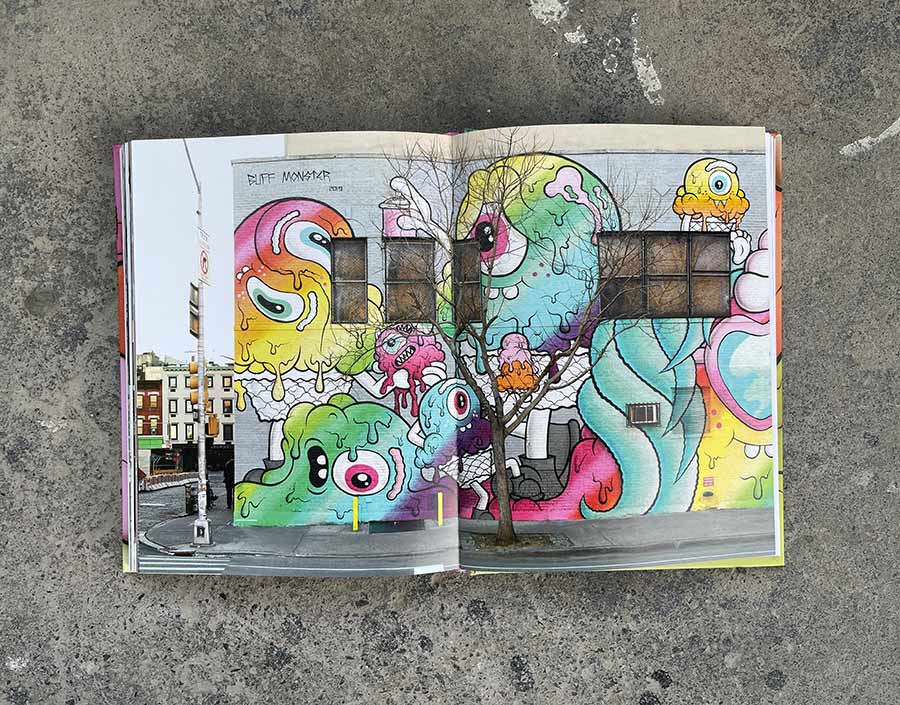 Buff Monster is Staying Melty | Brooklyn Street Art